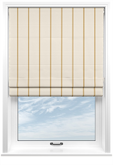 The British Stripe Co. Victoria, Chilterns No.1 - Twist&Fit Roman Blind